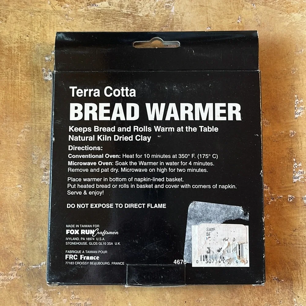 Fox Run Terra Cotta Bread Warmer